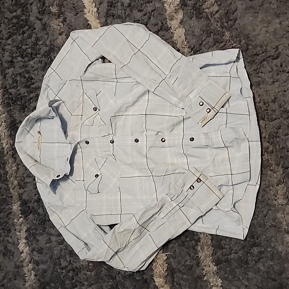 Rockies Size: M Blue Plaid